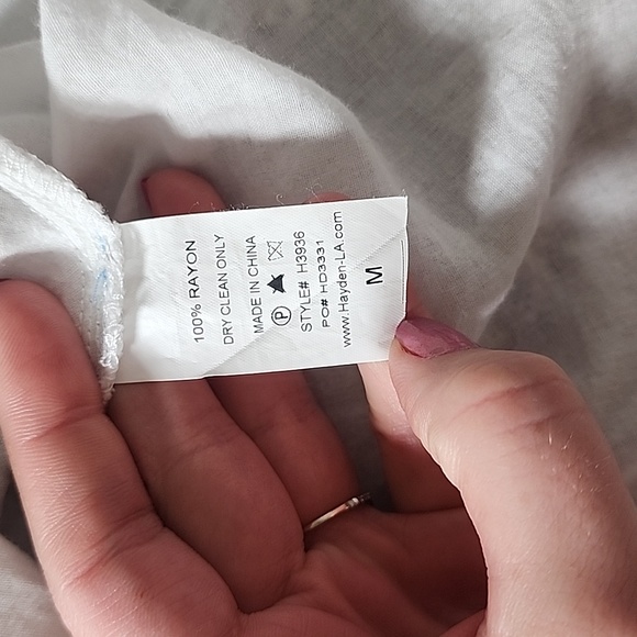 Hayden Los Angeles Mosiac Peasant Mini Dress - Picture 7 of 12